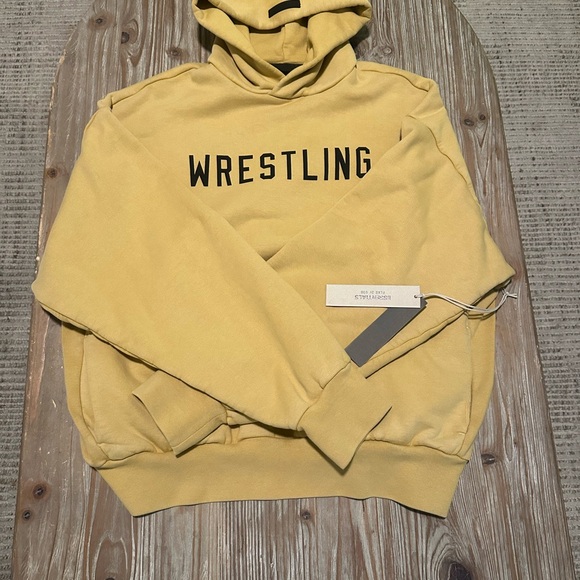 Fear Of God Essentials Heavy Fleece Vintage Shrunken Hoodie